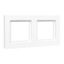 Рамка 2-м Эпика IP44 пластик бел. EKF UP1-FPW-02-44
