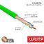 Кабель витая пара U/UTP, CAT 6, нг(А)-LSLTx, 4х2х0,575мм, 23AWG, INDOOR, SOLID, зеленый, 305м | 01-0071 REXANT MEET
