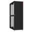 Шкаф серверный 42U 600х1070 передняя дверь: протект IP41. задняя одностворчатая перфорированная IP20. боковые панели: без. цвет: черный RAL9005 - NS 6142.9630 SYSMATRIX