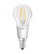 Лампа светодиодная филаментная SuperSTAR P 4.5Вт (замена 40Вт) прозр. 2200-2700К тепл. бел. E14 470лм угол пучка 300град. 220-240В диммир. OSRAM 4058075435476