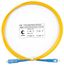 Шнур оптический FOP(s)-9-SC-SC-1.5m simplex SC-SC 9/125 sm 1.5м LSZH Cabeus 7384c