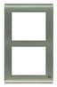 Рамка 2-м вертикал. сатин Cellia Makel 2349707