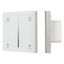 Панель SMART-P36-DIM-IN White (230V, 1.5A, TRIAC, Sens, 2.4G) (ARL, IP20 Пластик, 5 лет) - 027113 Arlight