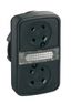 ГОЛОВКА КНОПКИ ДВОЙНАЯ БЕЗ ВСТАВОК + LED ZB5AW7A9 | Schneider Electric