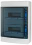 Шкаф навесной 2 ряда 24-мод. УФ-стойкий поликарбонат индустриальная серия; N/PE клеммы в комплекте IKA-2/24-ST-UV IP65 EATON 174191