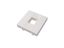 Адаптер Mosaic 45х45 мм для модуля Keystone, 1 порт, белый DATAREX - DR-5301