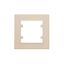 Рамка 1-м Karea горизонт. крем. Makel 56010701