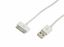 Кабель USB для iPhone 4, 4S 30 pin 1 м белый, 18-1123, MEET