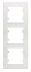 Рамка 3-м Karea вертик. бел. Makel 56001708