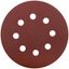 Круг шлифовальный с отверстиями (липучка) 125мм Р 320 алюм./оксидные (уп.5шт) КУРС 39790