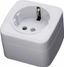 Розетка накладная одноместная с/з, пластик АВS, 250В, 16А, IP20, белая, Stekker - 39033 FERON PST16-501-20
