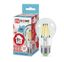 Лампа светодиодная LED-A60-deco 9Вт грушевидная прозрачная 4000К нейтр. бел. E27 1040лм 230В IN HOME 4690612008073