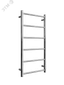 Полотенцесушитель электрический J neo 80/40 с диммером цвет хром - 4657763755133 ДВИН