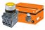 Кнопка MP1-21Y(LED) в сборе d22мм/24В 1з+1р желтая | SQ0747-0019 TDM