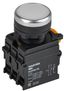 Кнопка с подсветкой d=22мм 1NO+1NC белая MASTER | MI-BT60-11D-3-12-K01 IEK