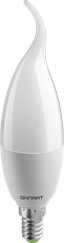 Лампа светодиодная LED 10вт Е14 теплый матовая свеча на ветру - 61962 OLL-FC3 Navigator 21214