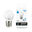 Лампа светодиодная LED 10 Вт 750 лм 6500К AC180-240В E14 шар P45 холодная Elementary Gauss - 53130