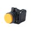Кнопка модульная SB5 в сборе 22мм выступающая с возвратом пластик 1НО желт. SE SB5AL51 APC