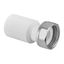 Муфта с накидной гайкой PPR 25х3/4 пластик штуцер бел. RTP 28192