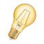 Лампа светодиодная филаментная Vintage 1906 LED CL A FIL GOLD 22 non-dim 2.5W/824 2.5Вт 2400К тепл. бел. E27 220лм 220-240В (замена 22Вт) зол. OSRAM 4058075293199