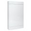 Щит комбинированный Unix белая дверь (2х12 (24) модулей + 1 монтажная плата) 4 габарит 653x287x112 IP40 - ux-2x12+1m-nw EKF