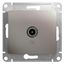 Механизм розетки TV Glossa проходной 4DB платина SchE GSL001292 APC
