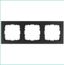Рамка G-Classic 3-постовая, цвет Антрацит - G1003B Jasmart