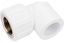 Угольник комбинированный 20x1/2' ВР переходной, полипропиленовый PPR, белый - 9400002012 Политэк