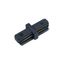 Коннектор I-образный IRB-BL для шинопровода RB черн. IN HOME 4690612060606