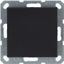 Переключатель проходной 1-кл. 10А IP20 механизм черн. матов. soft touch Jasmart G3012PB