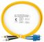 Шнур оптический FOP(d)-9-SC-ST-2m duplex SC-ST 9/125 sm 2м LSZH Cabeus 7544c