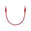 Патч-корд U/UTP, CAT 5e, RJ45-RJ45, 26AWG, LSZH, красный, 0,3м REXANT | 02-0103-03 MEET