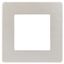 Рамка для розеток и выключателей серия 12 12-5101-15 на 1 пост, сатин, перламутр | Б0052508 ЭРА
