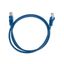 Патч-корд U/UTP, CAT 5e, RJ45-RJ45, 26AWG, LSZH, синий, 1м REXANT | 02-0104-1 MEET