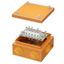 Коробка распределительная стальная FS огн.,IP55,150х150х80мм, 5р, 450V,30A,16мм.кв с кабельными вводами и клеммниками | FSB31516 DKC ДКС