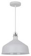 Светильник PL-425L С71 подвес. Amsterdam 1хE27 60Вт 230В бел.+хром Camelion 13031