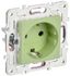 Розетка SKANDY 16А с заземл. защ. шторки SK-R04G мятный IEK SK-R14-16-K06