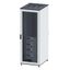 Шкаф напольный собранный 19дюйм IT-CQE 42U 800х1200 двери перф./перф. RAL 9005 DKC R5DC4282PFB ДКС