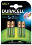 Аккумуляторы Duracell HR03-4BL 850mAh/900mAh предзаряженные | Б0014861