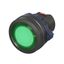 Головка кнопки плоская прозрачная без фиксации, зеленая | M22P-FMLGP DKC ДКС