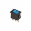 Выключатель клавишный 12В 15А (3с) ON-OFF син. с подсветкой Mini (RWB-206-1 SC-768) Rexant 36-2171 MEET