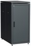 Шкаф сетевой 19" LINEA N 28U 600х1000 мм металлическая передняя дверь черный | LN05-28U61-M ITK IEK