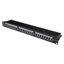 Панель коммутационная кат.5E STP 19дюйм 1U 24хRJ45 568A/В черн. Datarex DR-401120