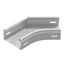 Угол плоский плавный универсальный 45 град. к лотку 500х80, толщ. 1,5 мм, Сендзимир цинк, 089958 | УПТРП45-500х80-1,5-R100-СЦ Ostec