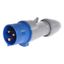 Прямая вилка - P17 Tempra Pro IP 44 200/250 В~ 16 A 3К+З | 555125 Legrand