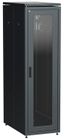 Шкаф сетевой 19" LINEA N 33U 600х1000 мм стеклянная передняя дверь, задняя перфорированная черны | LN05-33U61-GP ITK IEK