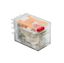 Реле миниатюрное промышленное общего назначения, 4CO, ком. ток 6А, AgSnO2, напряжение 115V AC, опция: тест-кнопка+светодиод | IR-115AC-4CO-D DKC ДКС