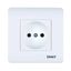 Розетка без заземляющего контакта 16А 250В | 715391 CHINT
