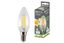 Лампа светодиодная свеча "Филамент" С37-6 Вт-230 В-2700 К–E14 TDM | SQ0340-0275