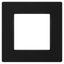 Рамка для розеток и выключателей Серия 12 12-5201-05 на 1 пост, Классик, антрацит | Б0067770 ЭРА